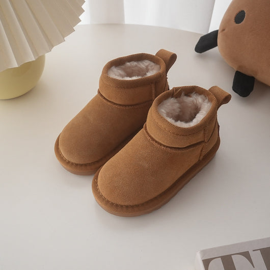 Botas de Nieve Altas Infantiles de Color Liso - Image 5