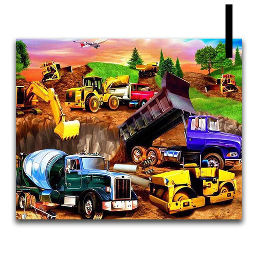Pintura de Diamantes 5D Vehículos Infantiles - Punto de Cruz Brillante - Image 13