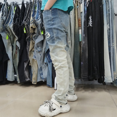 Pantalones Infantiles Retro Degradado Americano - Image 14