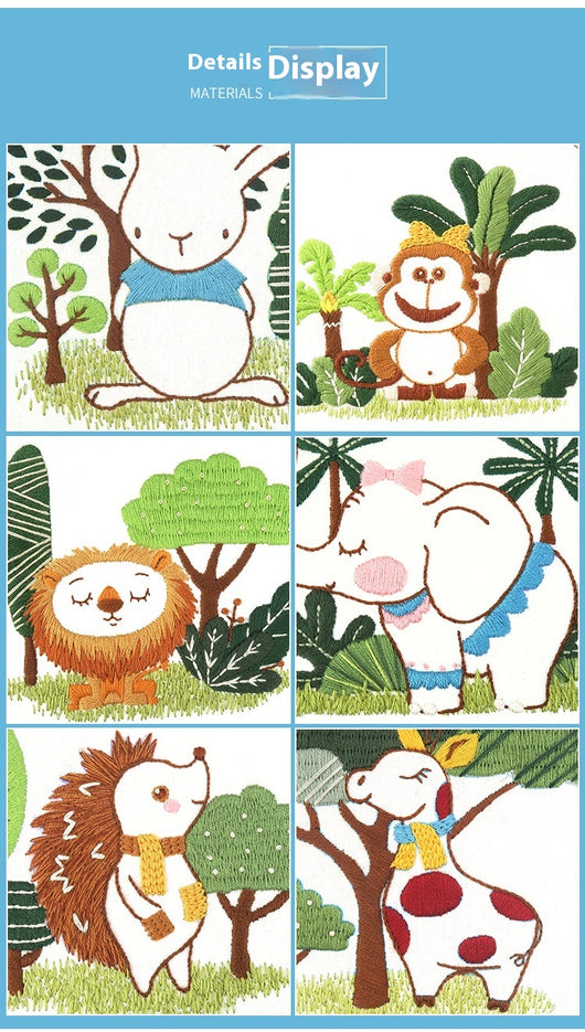 Kit de Bordado Mascotas Adorables con Diseños Animados - Image 11