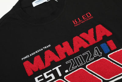 Camiseta Suelta con Letras Bordadas para Hombre - Image 9