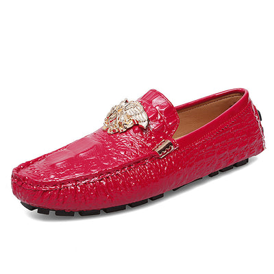 Zapatos de Cuero Casual con Hebilla Metálica y Pedal - Image 11