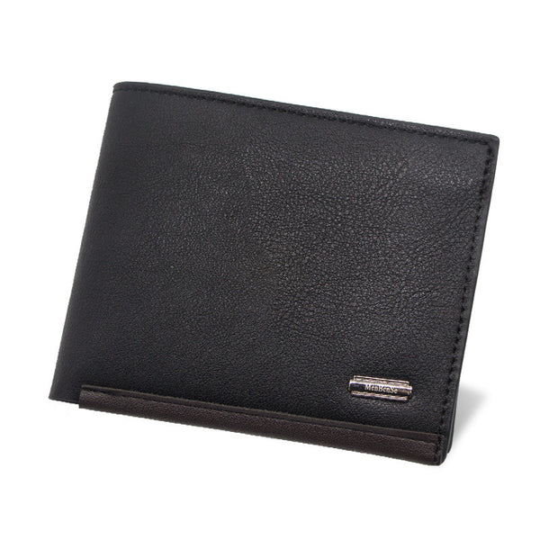 Billetera Ejecutiva Horizontal de Tres Compartimentos para Hombre