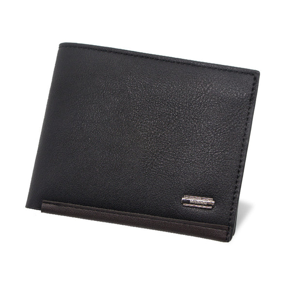 Billetera Ejecutiva Horizontal de Tres Compartimentos para Hombre