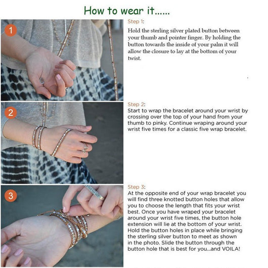 Pulsera de Cuero Tejida a Mano con Piedra Imperial - Estilo Étnico Minimalista - Image 10