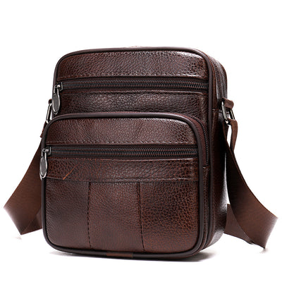 Bolsa Bandolera de Cuero Genuino - Estilo Casual
