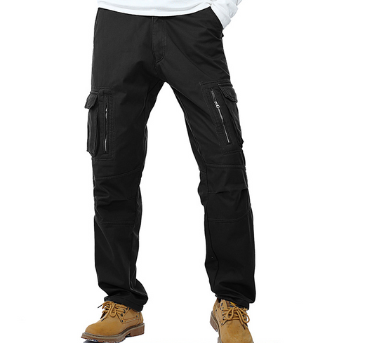 Pantalones de Trabajo Casual para Hombre con Bolsillos Funcionales - Invierno - Image 9