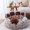 Cama Acogedora para Perros con Diseño de Patitas Adorables