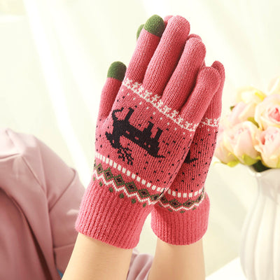 Guantes de Lana Cálidos con Pantalla Táctil - Color Ante - Image 4