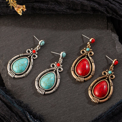 Aretes Colgantes Corazón de Durazno - Image 4