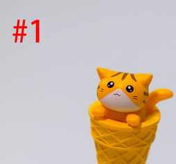 Llavero Gato Helado 3D Articulado - Capuchón Kawaii - Image 4