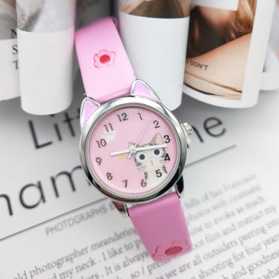 Reloj Infantil Gato Adorable con Diseño Cartoon - Image 14