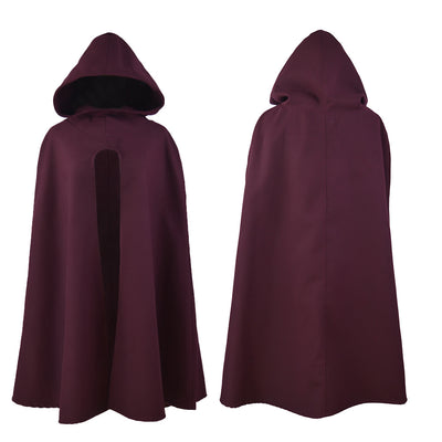 Capa Capucha Color Sólido Larga para Mujer - Image 6