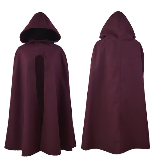 Capa Capucha Color Sólido Larga para Mujer - Image 6