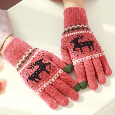 Guantes de Lana Cálidos con Pantalla Táctil - Color Ante - Image 5