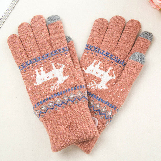 Guantes de Lana Cálidos con Pantalla Táctil - Color Ante - Image 20