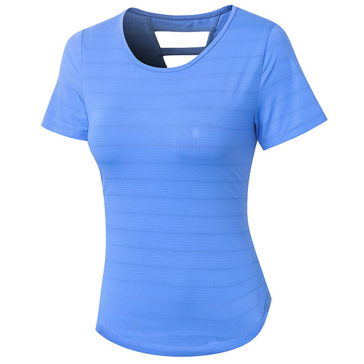 Ropa Yoga Suelta para Mujer con Mangas Cortas - Image 3