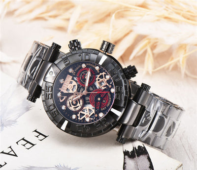 Reloj de Hombre Acero Inoxidable Esfera Grande Cuarzo Premium - Image 14