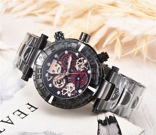 Reloj de Hombre Acero Inoxidable Esfera Grande Cuarzo Premium - Image 14