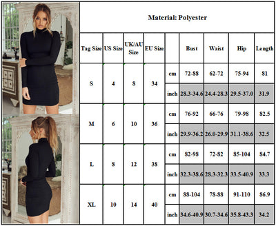 Vestido Bodycon Negro Corto - Image 8
