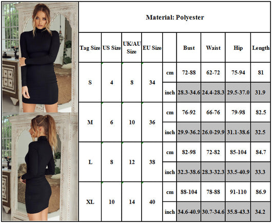 Vestido Bodycon Negro Corto - Image 8