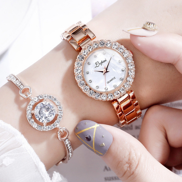Reloj de Pulsera Brazalete Lujo para Mujer - Colección Cuarzo Fashion