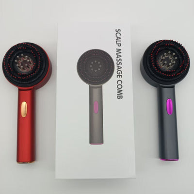 Peine Masajeador Capilar con Luz Roja LED - Tratamiento Anti-caída