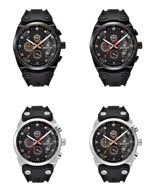 Reloj Deportivo Impermeable Binya Benyar para Hombre - Cuarzo Resistente - Image 2