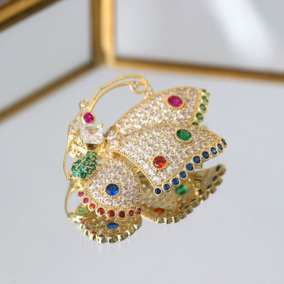 Broche de Mariposa con Circones de Colores - Image 4