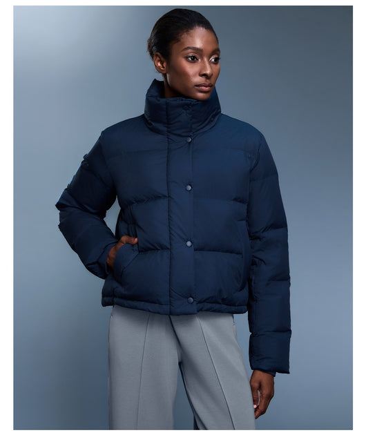 Abrigo de Plumas de Pato Blanco Desmontable con Capucha para Mujer - Invierno Cálido y Elegante - Image 9