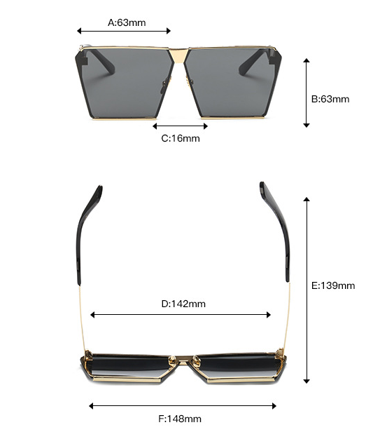 Gafas de Sol Polarizadas para Mujer - Diseño Cuadrado Tendencia