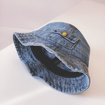 Gorra Denim Infantil con Bolsillos para Primavera y Otoño - Image 6