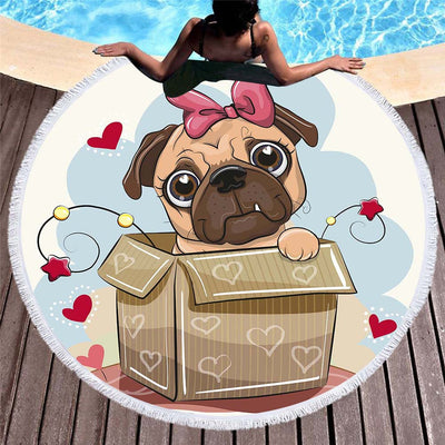 Toalla de Playa con Diseño 3D de Gatos y Perros - Image 13