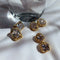 Aretes de Temperamento Retro con Gemas Biseladas para Mujer