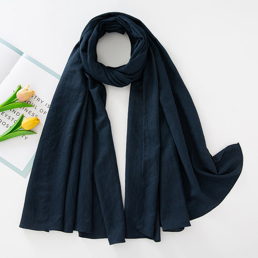 Pañuelo de Rayón Natural con Efecto Arrugado - Accesorio Versátil para Bolso - Image 52