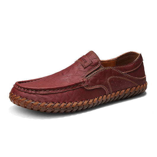 Zapatos Casuales de Cuero Genuino Cosidos a Mano - Comodidad para Todas las Estaciones - Image 11