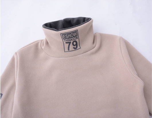 Suéter de Cuello Alto para Niños - Manga Larga Invierno - Image 18