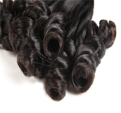 Peluca Trenzada Europea Americana de Cabello Real - Extensiones de Cabello Tejido - Image 3