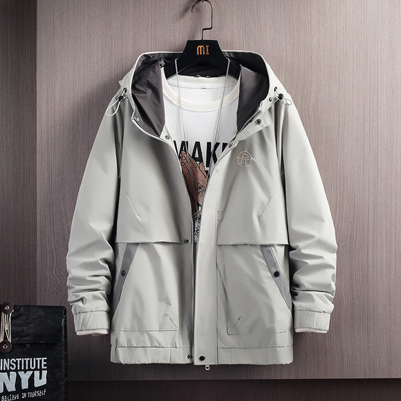Chamarra Hoodie Casual Coreana para Hombre - Estilo Trendy Otoño