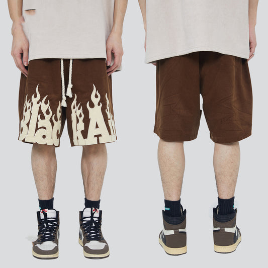 Shorts Retro Casual Estilo Americano para Hombre y Mujer - Image 2