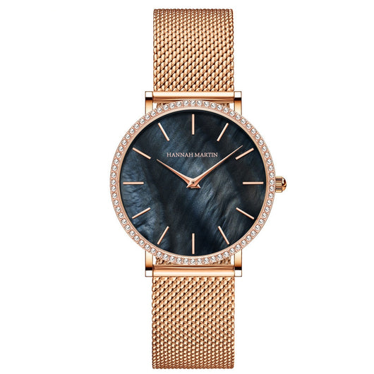 Reloj de Cuarzo para Mujer con Caja de Acero Inoxidable y Esfera de Diamantes - Image 9