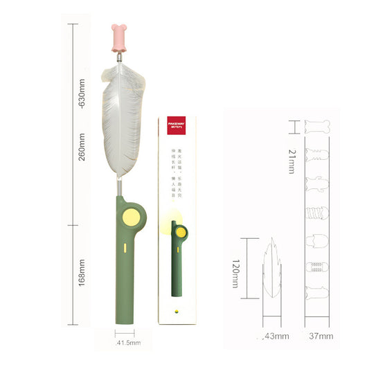 Juguete Interactivo para Gatos con Varilla de Plumas e Infrarrojo - Image 4