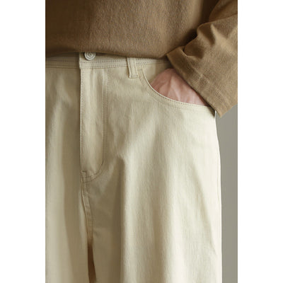 Pantalón Cropped Recto de Mezclilla Elástica - Image 4