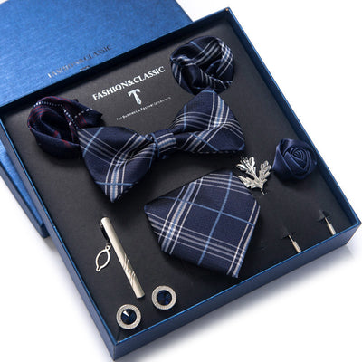 Conjunto de 8 Piezas de Corbatas para Traje Formal de Hombre - Image 5