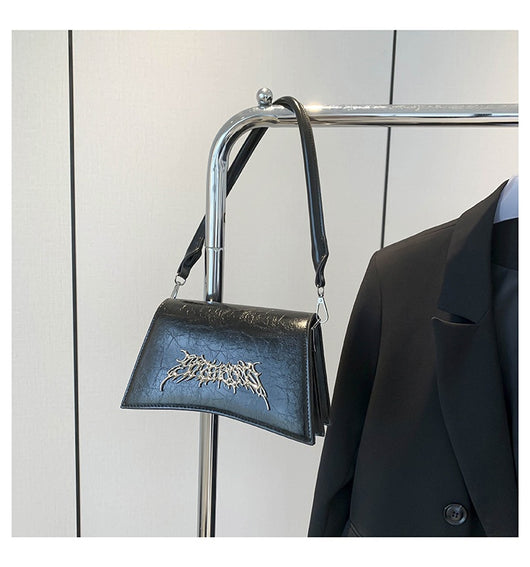 Bolsa Bandolera Diseño Francés con Cadena y Textura Crack - Image 21