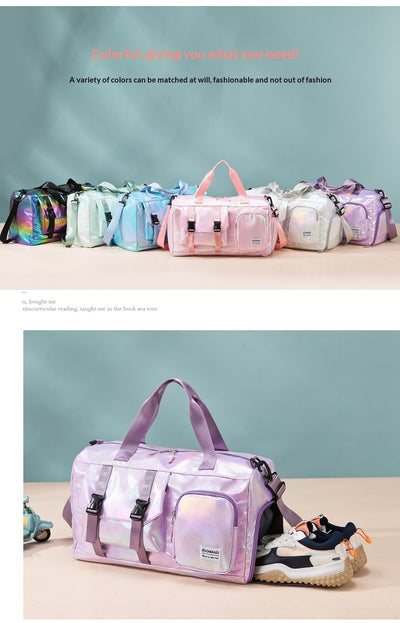 Bolsa de Yoga y Fitness Perlada Multicolor con Compartimento Seco-Húmedo - Image 21