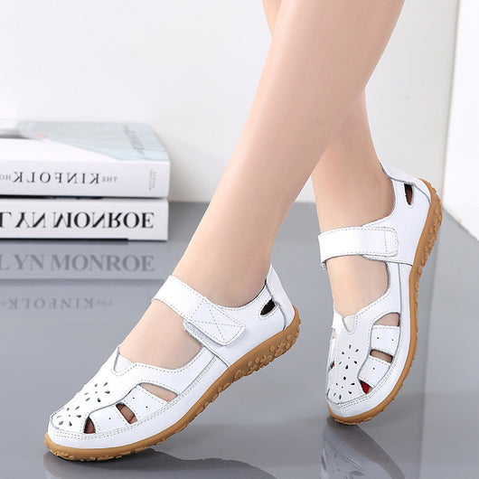 Zapatos Transpirables Calados Talla Grande para Mujer