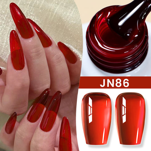 Esmalte de Uñas Gel UV Transparente Efecto Gelatina Fotocurable - Image 91