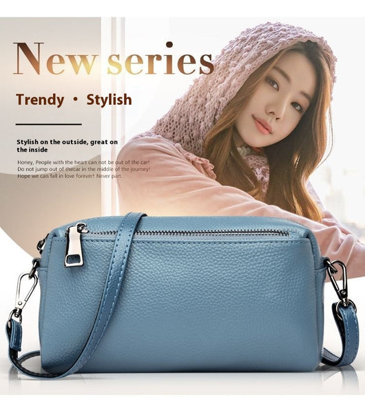 Bolso Crossbody de Cuero Genuino para Mujer - Bolsa de Hombro para Celular - Image 11