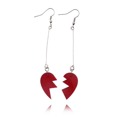 Aretes de Clip en Forma de Corazón - Diseño Creativo y Versátil - Image 11